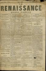 LA RENAISSANCE : n°101, pp. 1