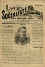 LYON SOCIALISTE : n°5, pp. 1