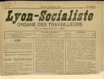 LYON SOCIALISTE : n°14, pp. 1