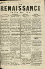 LA RENAISSANCE : n°121, pp. 1