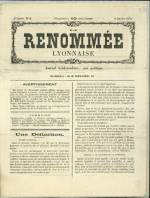 LA RENOMMÉE LYONNAISE : n°2, pp. 1