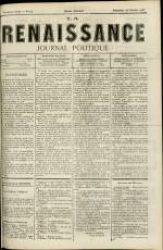 LA RENAISSANCE : n°143, pp. 1