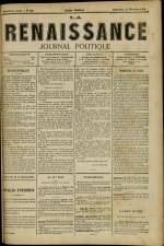 LA RENAISSANCE : n°202, pp. 1