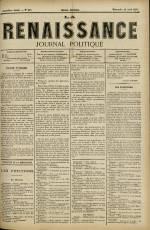LA RENAISSANCE : n°219, pp. 1