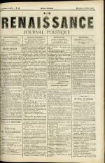 LA RENAISSANCE : n°231, pp. 1