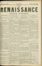 LA RENAISSANCE : n°246, pp. 1
