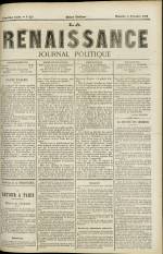 LA RENAISSANCE : n°249, pp. 1
