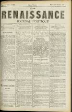 LA RENAISSANCE : n°253, pp. 1