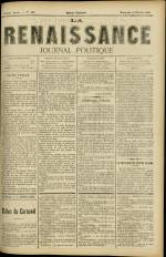 LA RENAISSANCE : n°263, pp. 1