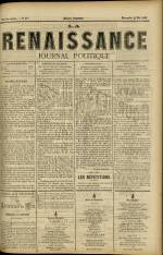 LA RENAISSANCE : n°277, pp. 1