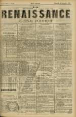 LA RENAISSANCE : n°293, pp. 1