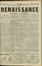 LA RENAISSANCE : n°299, pp. 1
