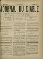 JOURNAL DU DIABLE : n°7, pp. 1