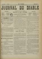 JOURNAL DU DIABLE : n°19, pp. 1