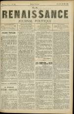 LA RENAISSANCE : n°382, pp. 1