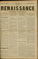 LA RENAISSANCE : n°412, pp. 1