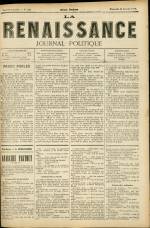 LA RENAISSANCE : n°416, pp. 1