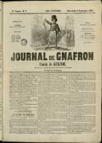 JOURNAL DE GNAFRON : n°7, pp. 1
