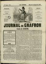 JOURNAL DE GNAFRON : n°8, pp. 1