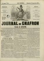 JOURNAL DE GNAFRON : n°9, pp. 1