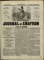 JOURNAL DE GNAFRON : n°14, pp. 1