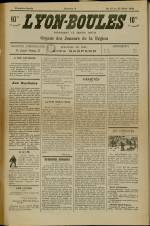 LYON-BOULES : n°3, pp. 1