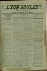 LYON-BOULES : n°17, pp. 1