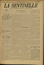 LA SENTINELLE : n°8, pp. 1