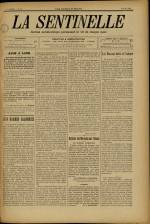 LA SENTINELLE : n°10, pp. 1