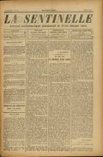 LA SENTINELLE : n°21, pp. 1