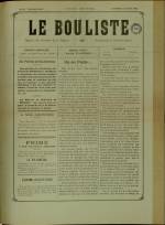 LE BOULISTE : n°25, pp. 1