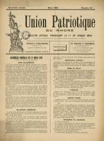 Union Patriotique du Rhône : n°29, pp. 121