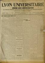 LYON UNIVERSITAIRE : n°376, pp. 1