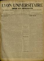 LYON UNIVERSITAIRE : n°404, pp. 1