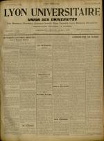 LYON UNIVERSITAIRE : n°407, pp. 1