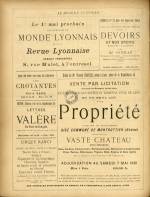 LE MONDE LYONNAIS : n°25, pp. 0d