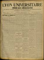 LYON UNIVERSITAIRE : n°411, pp. 1