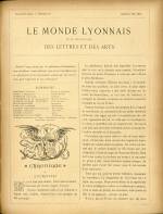 LE MONDE LYONNAIS : n°26, pp. 309