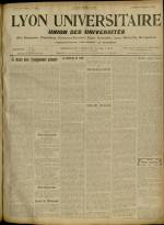 LYON UNIVERSITAIRE : n°420, pp. 1