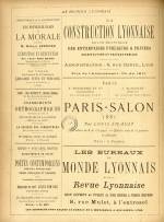 LE MONDE LYONNAIS : n°40, pp. 0d