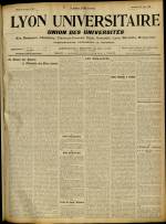 LYON UNIVERSITAIRE : n°446, pp. 1