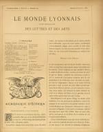 LE MONDE LYONNAIS : n°64, pp. 37