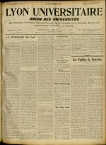 LYON UNIVERSITAIRE : n°469, pp. 1