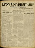 LYON UNIVERSITAIRE : n°472, pp. 1