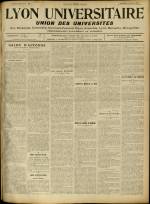 LYON UNIVERSITAIRE : n°513, pp. 1