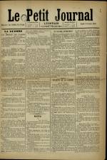 Le Petit Journal : n°, pp. 1