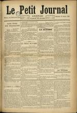 Le Petit Journal : n°, pp. 1