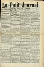 Le Petit Journal : n°, pp. 1