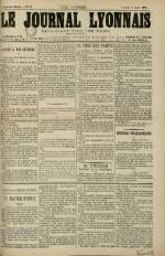 LE JOURNAL LYONNAIS : n°27, pp. 1