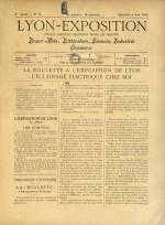 LYON-EXPOSITION : n°11, pp. 1